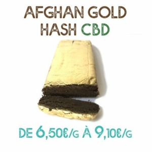 Résine Afghan Gold Hash, en vente sur Marie-Jeanne d'Arc de 6,50€/g à 9,10€/g