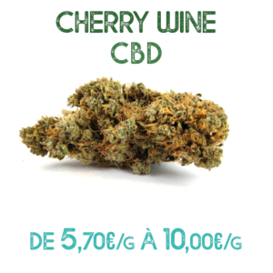 Cherry Wine CBD en vente chez Marie-Jeanne d'Arc à partir de 5,70€/g