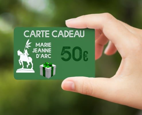 La Carte Cadeau Marie-Jeanne d'Arc : du CBD à offrir pour toutes les occasions !