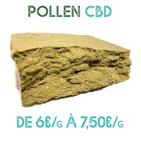 Pollen CBD en vente sur Marie-Jeanne d'Arc de 6€/g à 7,50€/g