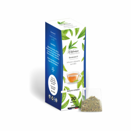 Infusion Sommeil CBD (Canelle, Melisse, mûre,camomille)
