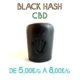 Résine Black Hash CBD en vente chez Marie-Jeanne d'Arc